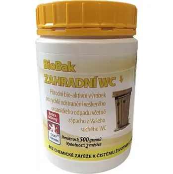 Čistič septiku a jímky Biobak Bakterie do zahradního WC 500 g