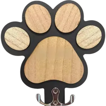 Věšák Věšák tlapka 16 cm Barva: Černá
