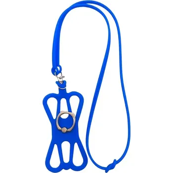 Silikonový držák na telefon s poutkem Barva:: Modrá