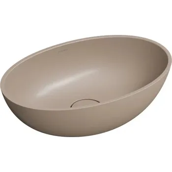 Omnires SHELL umyvadlo M+, 50 x 32 cm, matný pískový béžový odstín SHELL500UNDB