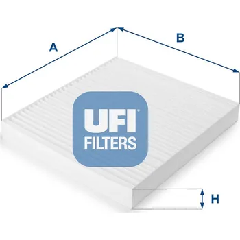 Ventilátor topení a klimatizace Filtr, vzduch v interiéru UFI 53.150.00