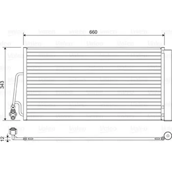 Výparník klimatizace Kondenzátor, klimatizace VALEO 814409