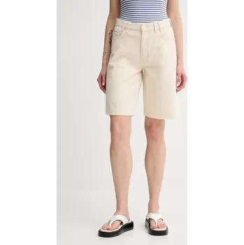Dámské kraťasy Džínové šortky Marc O'Polo dámské, béžová barva, high waist, 5000007209 01X, vel. 26