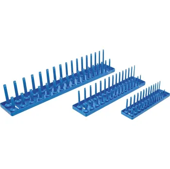 Držáky na hlavice 1/4", 3/8" a 1/2", sada 3 díly - BGS 67158