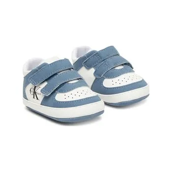 Dámské tenisky Sneakersy Calvin Klein Low Cut Velcro V0B9-83146-1755 Modrá 18