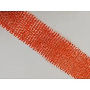 Stuha Jutová stuha řezaná 40mm - baleni 2m Barva: Oranžová