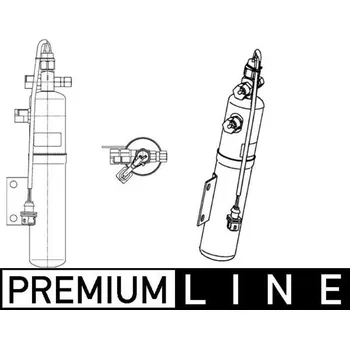 Sušič klimatizace Sušárna, klimatizace MAHLE AD 192 000P