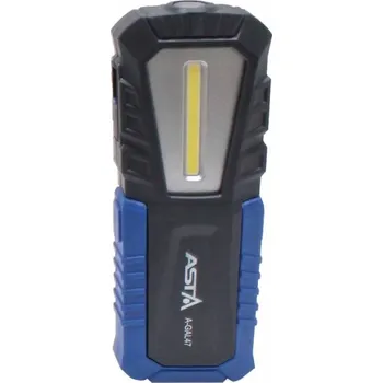 Svítilna Dílenská montážní lampa COB LED, 240 lm, nabíjecí, s magnetem a háčky - ASTA