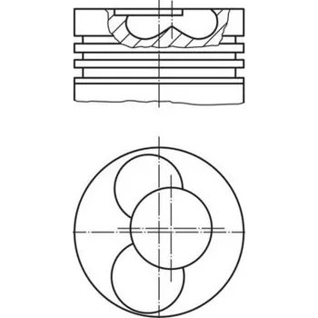 Píst motoru Píst MAHLE 028 20 00