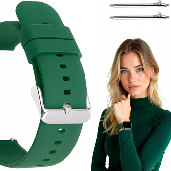 Řemínek na hodinky Univerzální zelený řemínek Polax, šířka 18 mm