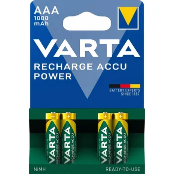 Článková baterie Nabíjecí Baterie nikl-metal-hydridový (NiMH) Varta AAA (R3) 1000 mAh 1 ks