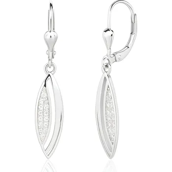 Náušnice JKB Jewel Stříbrné visací náušnice se zirkony Anabelle