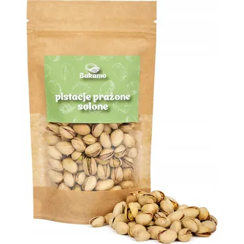 PISTÁCIE PRAŽENÉ SOLENÉ ČERSTVÉ VELKÉ PREMIUM 500g 0,5 kg Bakamo