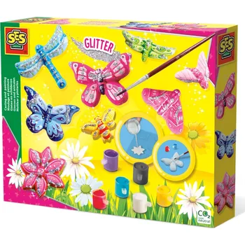kreativní sada Tvoření a malování - Motýl a třpytky