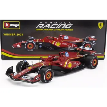 autíčko Bburago Ferrari F1 SF-24 Winner Monza GP 2024 1:18 16 Charles Leclerc