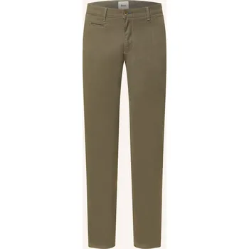 Pánské kalhoty Brax Pánské Chino Kalhoty Fabio Regular Fit, olivová, 35