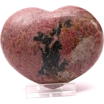 Drahý kámen Magieprirody.cz Srdce Rodonit 93 x 75 mm 430 g přírodní kámen #K1392