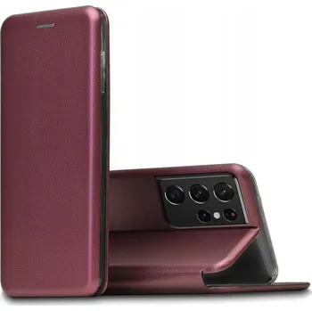 Pouzdro na mobilní telefon Pouzdro s klopou TelForceOne pro Samsung Galaxy S21 Ultra červené