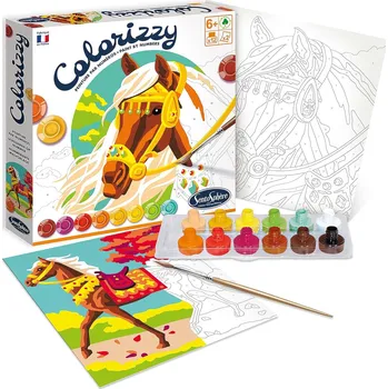 kreativní sada Colorizzy barva podle čísel - koně