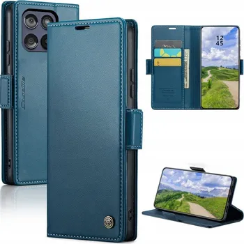 Pouzdro na mobilní telefon Flipové pouzdro Caseme pro Motorola Edge 60 Pro, modré