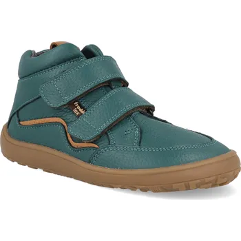 Barefoot kotníkové boty Froddo - Autumn Tex Leather Petroleum zelené Velikost: 33