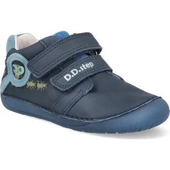 Dívčí obuv Barefoot dětské kotníkové boty D.D.step S070-52576 modré Velikost: 24