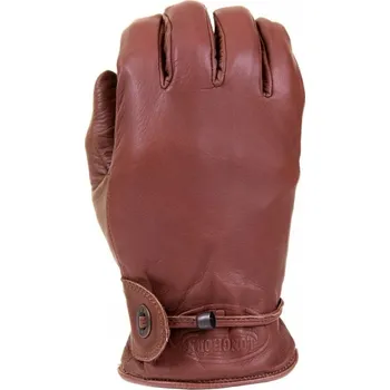 Rukavice Rukavice RODEO LONGHORN kožené HNĚDÉ M Hnědá