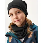 Unuo dětský nákrčník z teplákoviny basic černý