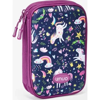 Městský batoh Školní penál Unuo, Ostružinová, Jednorožci