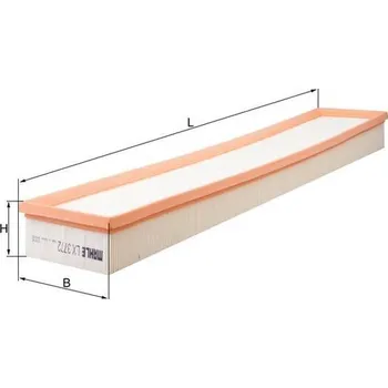 Vzduchový filtr Vzduchový filtr KNECHT LX 3772