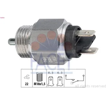 Auto-moto Spínač, světlo zpátečky FACET 7.6010