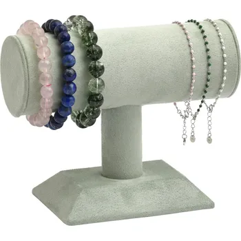 Šperkovnice JK Sametový stojan na náramky zelený SD-615/A19/A19