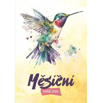 Diář Diář 2026 měsíční, kapesní, 7,5 x 11 cm
