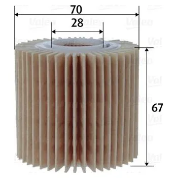 Filtr do auta Olejový filtr VALEO 586606