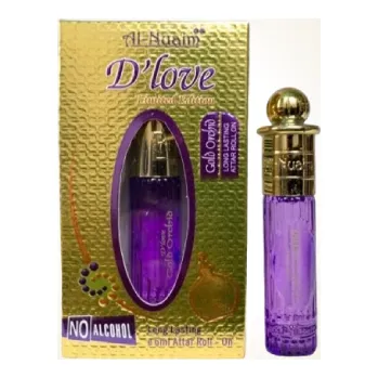 Nestandardní parfém Al Nuaim D'Love Gold Orchid parfémový olej 6 ml