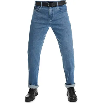 Moto kalhoty PANDO MOTO kalhoty jeans JAMES RF washed blue - 28