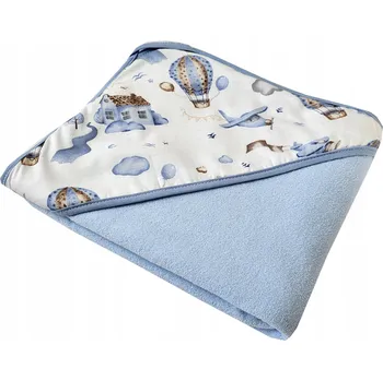 Prostěradlo Deka s kapucí EDISA 100 x 100 cm modrá