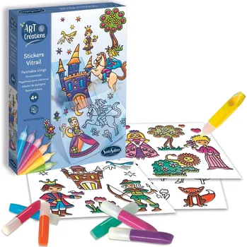 kreativní sada Samolepky Art & Creations Vitrail - Princezny