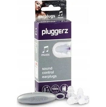 Chrániče sluchu Pluggerz Uni Fit Music bílé