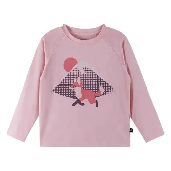 Dívčí tričko Dětské triko Reima Kouluun Dětská velikost: 116 / Barva: růžová