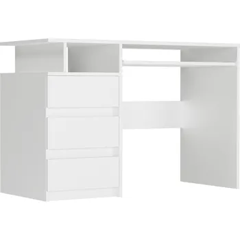 Psací stůl Obdélníkový psací stůl Framire 114 x 50 x 76 cm bílý