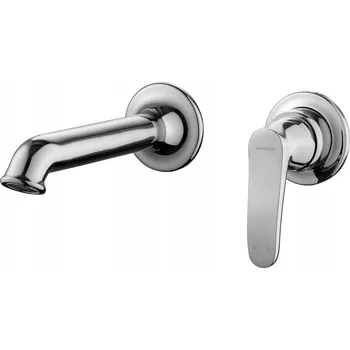 Vodovodní baterie Umyvadlová baterie pod omítku Omnires Art Deco stříbrná