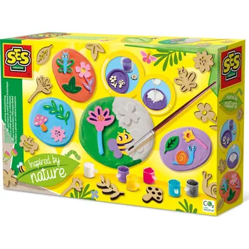 kreativní sada Odlévání a malování botanických reliéfů – inspirováno přírodou