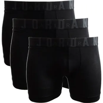 Boxerky Pánské boxerky Air Jordan Flight Modal Boxer Briefs, 3 páry, černé, velikost S