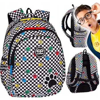 Školní batoh Školní batoh CoolPack s více přihrádkami, vícebarevný, 21 l