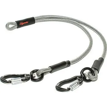 Vodítko pro psa Tamer Rozdvojka - TWIST mini, šedá - 601, 46 cm