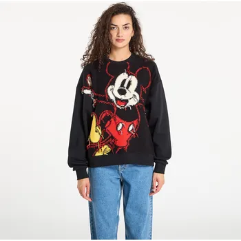 Dámská mikina Mikina Desigual Hello Mickey Sweatshirt Black XS