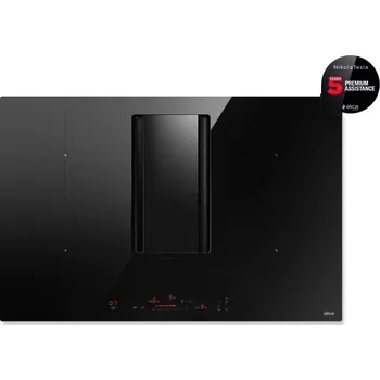 Varná deska Indukční varná deska s odsavačem par Elica NikolaTesla Alpha B BL/A/78 78 cm 4 plotýnky