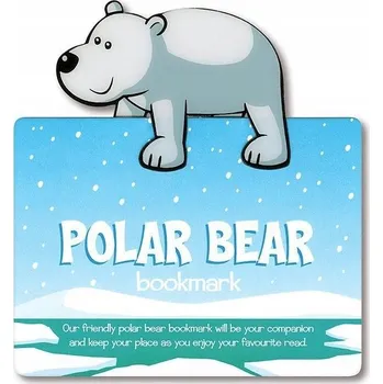 Obraz Záložka do knihy se zvířátkem - Lední medvěd