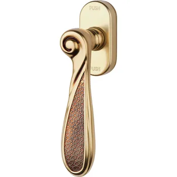 Okenní klika Linea Cali Mosazná klika AISHA 1650DK pro EUROokna